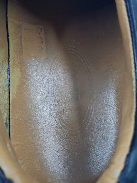 Authentic Tod's Black Gusset Slip-Ons M 10 image number 8