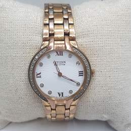 Citizen E031-S083176 30mm WR Stainless Steel Diamond Accented Analog Lady's Watch 59.0g alternative image