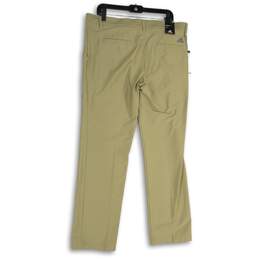 NWT Mens Tan Flat Front Slash Pocket Ultimate Classic Golf Chino Pants Sz 35x32 alternative image
