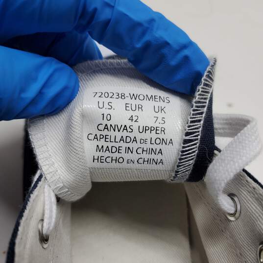 Levi's Comfort Women’s Stan Buck Blue Low Canvas Sneaker Shoe Size 10 image number 6