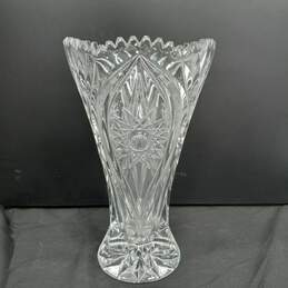Clear Lead Crystal vase