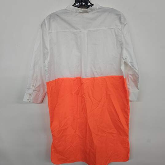 Villagallo 3/4 Sleeve Colour Block Blouse Orange image number 2