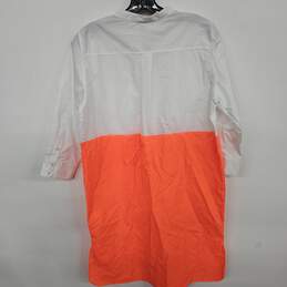 Villagallo 3/4 Sleeve Colour Block Blouse Orange alternative image
