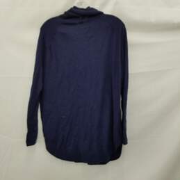 Caslon Navy Blue Turtleneck Sweater Size Small alternative image