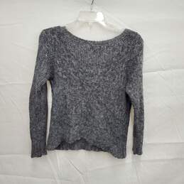 Eileen Fisher WM's Scoop Neck Alpaca Blend Ash Gray Sweater Size S alternative image
