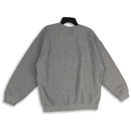 Mens Gray Heather Crew Neck Long Sleeve Pullover Sweatshirt Size Large alternative image