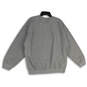Mens Gray Heather Crew Neck Long Sleeve Pullover Sweatshirt Size Large image number 2
