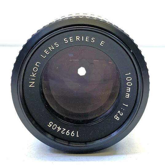 Nikon 100mm 1:2.8 Series E Prime F-Mount Camera Lens image number 2
