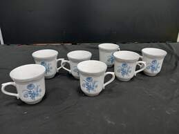 Bundle of 7 Brickoven Stoneware Tea Cups