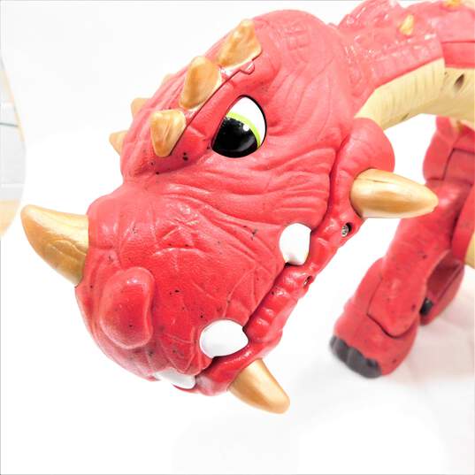 Spike the Ultra Red Dinosaur With Battery Pack No Remote No Charger Imaginex image number 3