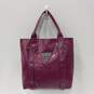 Women's Guess Purple Tote Purse image number 1