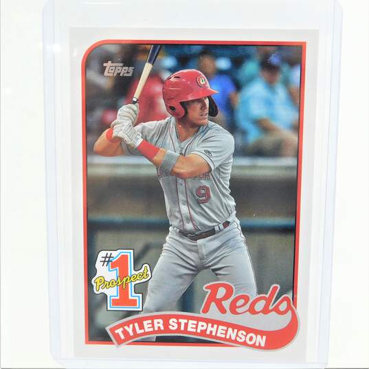 2020 Tyler Stephenson Topps Prospects Rookie Cincinnati Reds image number 1