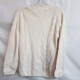 Long Wharf Kennebunkport SeaWell Cable Knit Sweater Cream/Ivory Size XL alternative image
