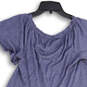 NWT Womens Blue Short Sleeve Ruffle Pullover A-Line Dress Size Medium image number 4