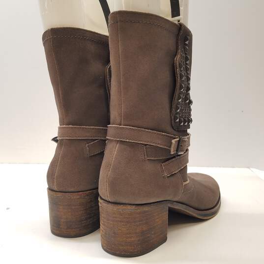 Vince Camuto Women Brown Leather Boots No Size image number 6