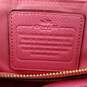 Coach Christie Carryall Pink Crossgrain Leather Crossbody Handbag image number 8