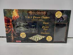 Pirates of the Caribbean Dead Man's Chest 3 in 1 Pirate Board Game(s) IOB