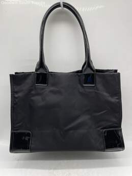 Tory Burch Womens Ella Black Double Handle Inner Pockets Lined Tote Handbag alternative image