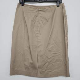 Tan Pencil Skirt alternative image