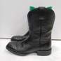 Ariat Black Leather Square Toe Western Boots Men's Size 9D image number 1