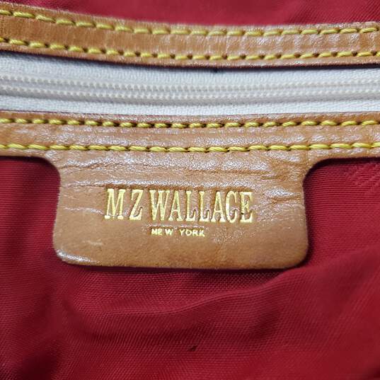 MZ Wallace Black Nylon Leather Trim Large Shoulder Bag image number 7