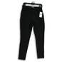 NWT Womens Black Dark Wash Stretch 5 Pocket Design Skinny Jeans Size 4 image number 1