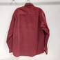 Columbia Men's Burnt Red Corduroy Button-Up Shirt Size M image number 2