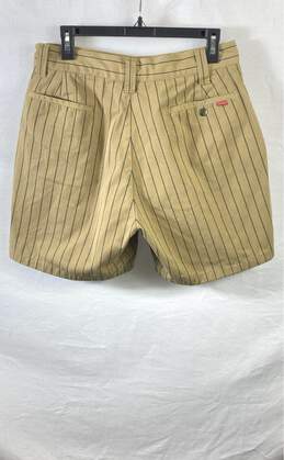 Supreme Brown Stripe Shorts - Size 34 alternative image