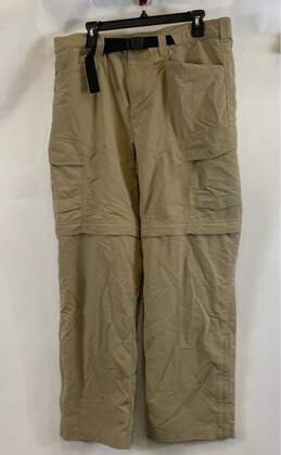 The North Face Men's Beige Zip Away Pants- L