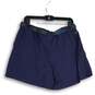 NWT Columbia Womens Blue Belted Waist Regular Fit Bermuda Shorts Size L image number 2