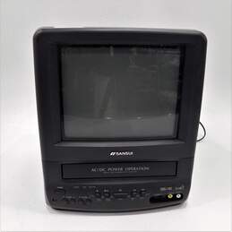 Sansui COM0961B Portable CRT TV W/ VHS Player Retro Gaming W/ Remote & Case alternative image
