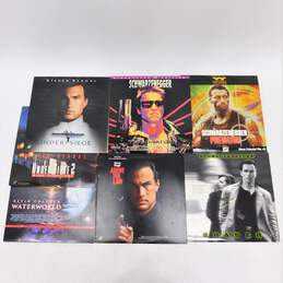 Action Movie Laserdiscs Schwarzenegger Terminator Predator Under Siege