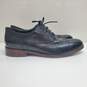 Johnston & Murphy Black Leather Brogue Wingtip Oxford Shoes Size 8 M image number 1