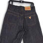 Womens Blue Denim Medium Wash 5-Pocket Design Tapered Leg Jeans Size 29 image number 4