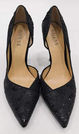 Guess Women's Black Sequin Heels sz 7M alternative image