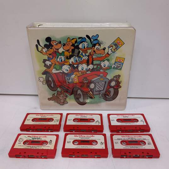 Vintage Disney Records Take A Tape Along Audio Cassettes & Books Kit In Case image number 3