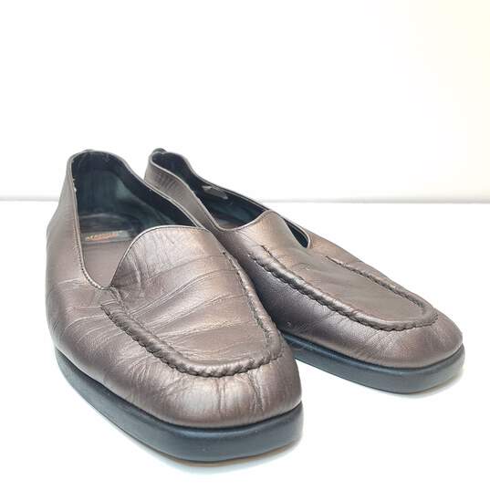 Aerosoles Women Loafers Bronze Size 8.5B image number 3