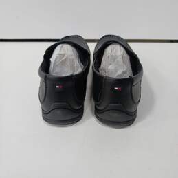 Tommy Hilfiger Men's Black Leather Loafers Size 10 alternative image