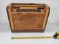 Philco Vintage Wooden Roll Top Portable Radio image number 1