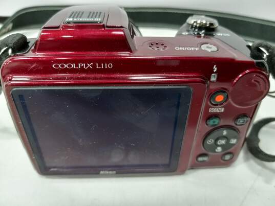 Nikon Coolpix L110 15x Optical Zoom Wide Red Camera image number 5