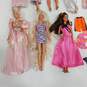 Vintage Bundle of 16 Assorted Barbie Dolls w/Travel Case and Accessories image number 5