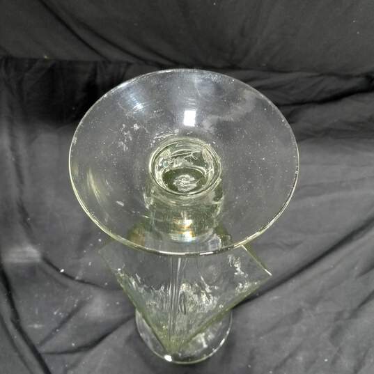 Murano Glass Triangle Candle Holder image number 2