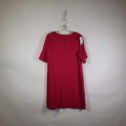 NWT Womens V-Neck Short Sleeve Short Comfort Shift Dress Size Small alternative image