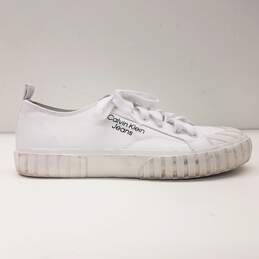 Calvin Klein Jeans Low Lace Up Sneakers White 9.5 alternative image