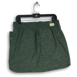 NWT Womens Green Camouflage Elastic Waist Flat Front Mini Skort Size S alternative image