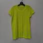 Lululemon Athletic Neon Yellow Work Out Shirt image number 1