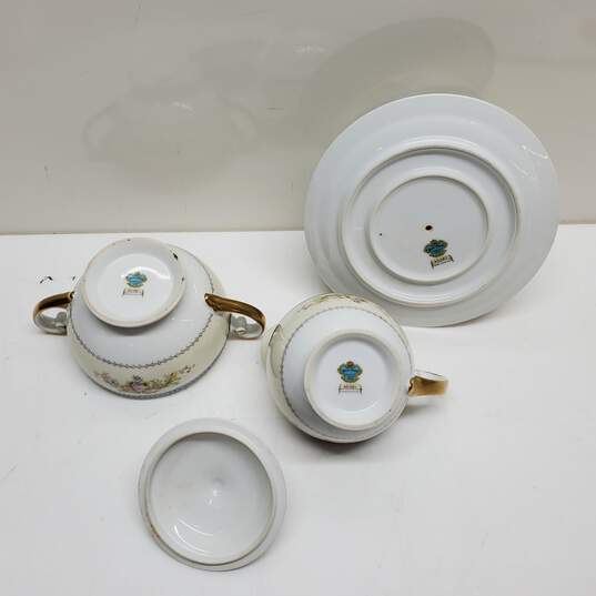 Meito Hand Painted 4pc China Set image number 4