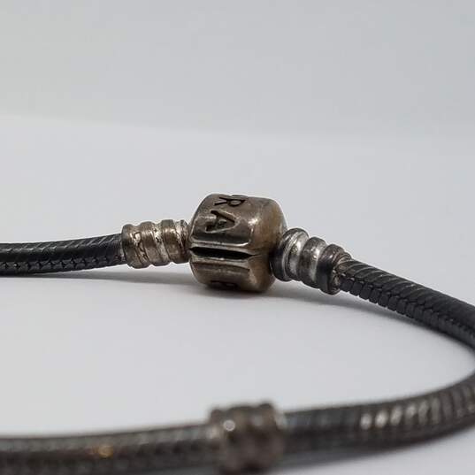 Pandora Ale Sterling Silver Round Snake Chain Starter 7 Inch Bracelet 14g image number 5
