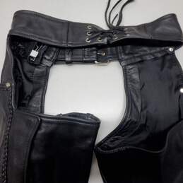 Eagle Genuine Leather Motorcycle Chaps Women's SM alternative image