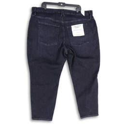 NWT Womens Blue Denim Medium Wash Good Petite Skinny Leg Jeans Size 28-32 alternative image